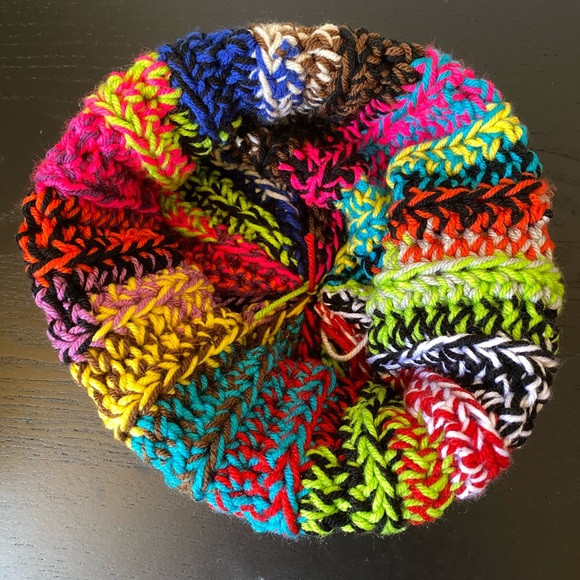 Colorful Crochet Chunky Beanie - Picture 8 of 9